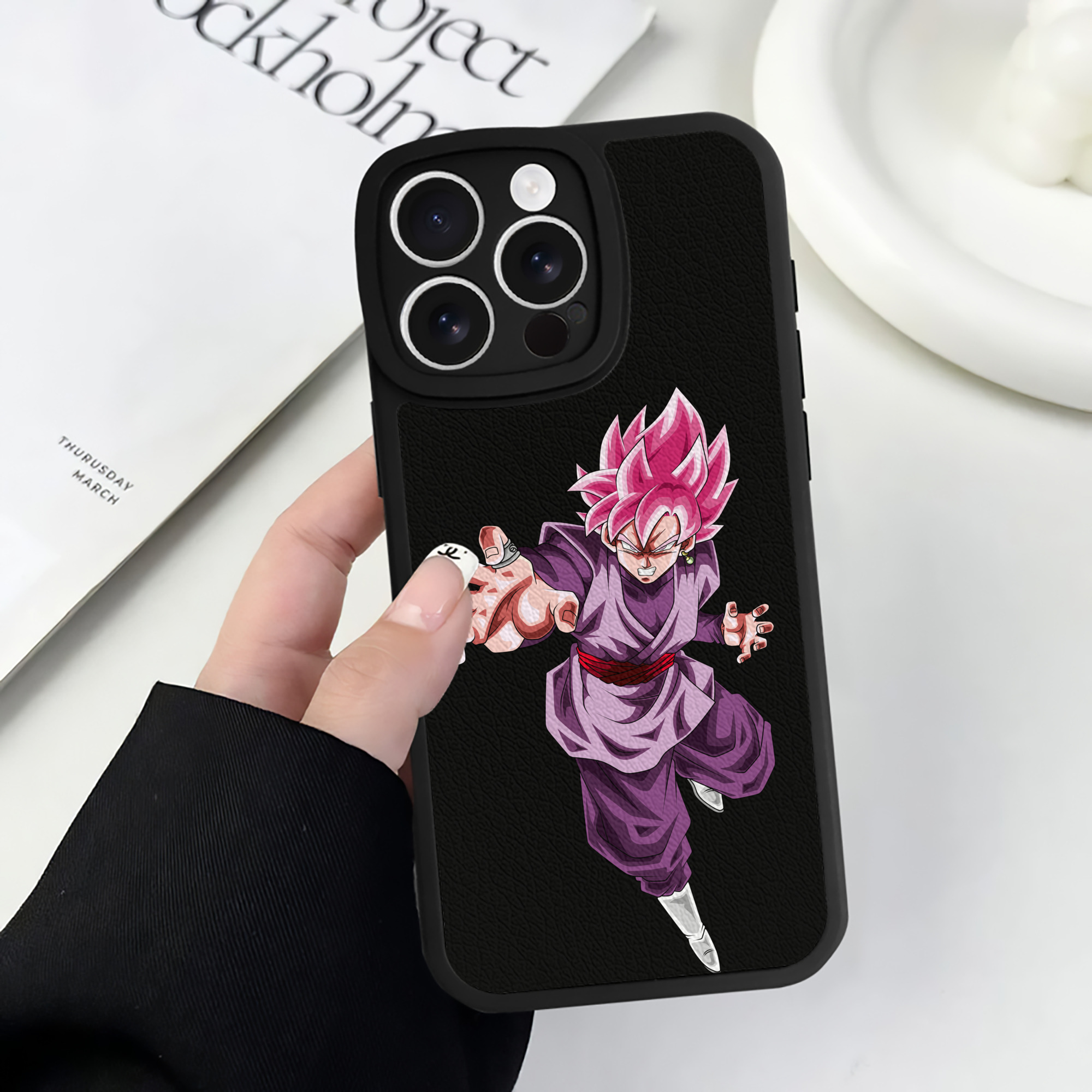 （画像用） ドラゴンボール ベジット DRAGON BALL Vegetto 【iPhone 16シリーズ対応】シリコンスマホケース（レザー調） 材質：シリコン